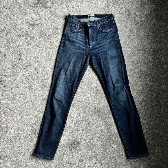 Agolde Denim - AGOLDE‎ Los Angeles Premium Dark Wash High-Rise Skinny Jeans Size 30